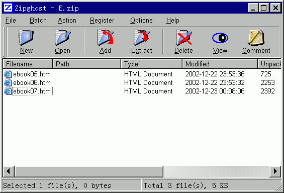 Zipghost Screenshot